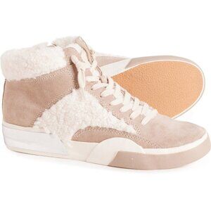 Dolce Vita Zilvia Plush High-Top Sneakers - Suede ( NEW )